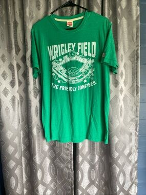 HOMAGE Men’s Medium Chicago Cubs Green Hyper Local Tri-Blend T-Shirt